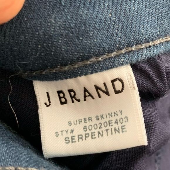 J BRAND Super Skinny Wash SERPENTINE Jeans - Picture 6 of 6